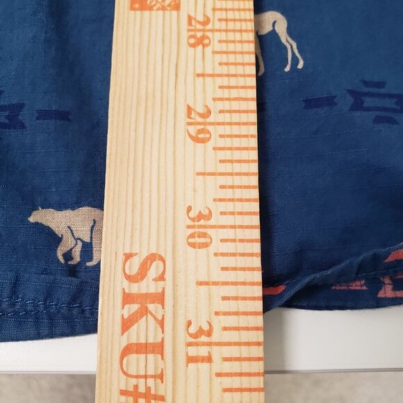 Ocean & Coast Shirt Western Bear Moose Western Cotton Mens Size Large - Picture 9 of 9